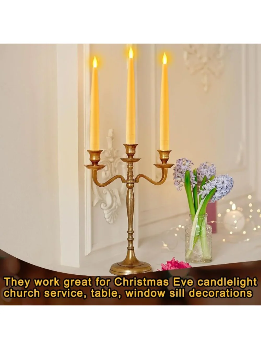 40 Pcs Flameless LED Candles Set with Remote - Halloween Party Decor & Ambiance
